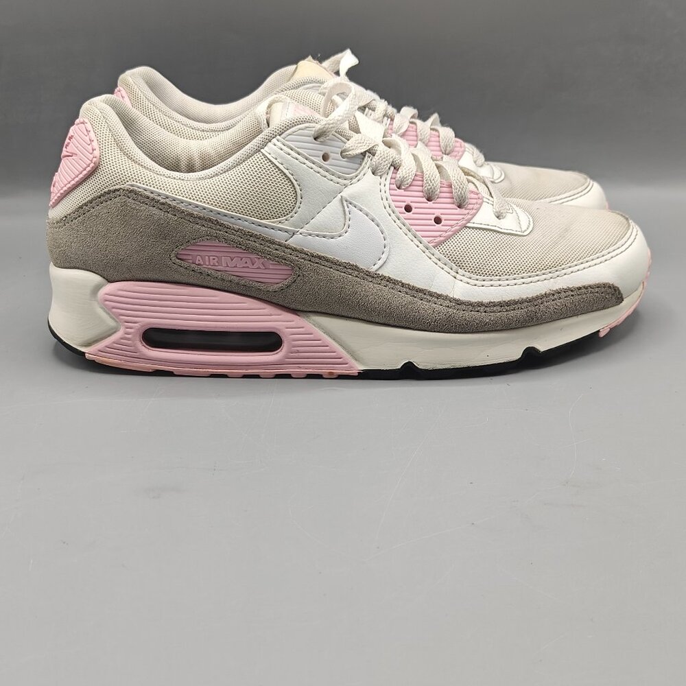 Nike Air Max 90 White Soft Pink Foam Gray Women’s Size 10 FN7489 100